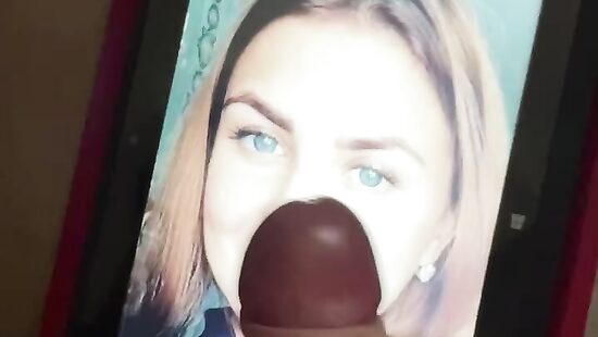 Cum on photo 2