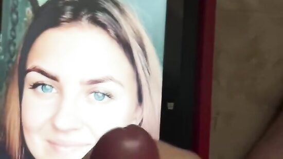 Cum on photo 2