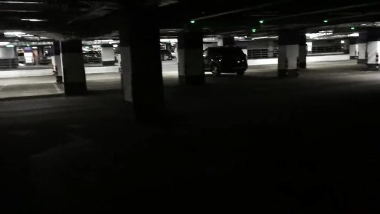 На ночной стоянке красивая блондинка сделала другу зашибательский минет