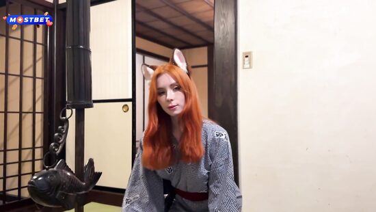 Кицунэ в горячих источниках секса