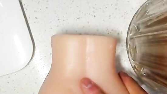 jerking off and cum