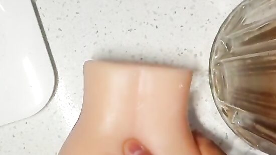 jerking off and cum