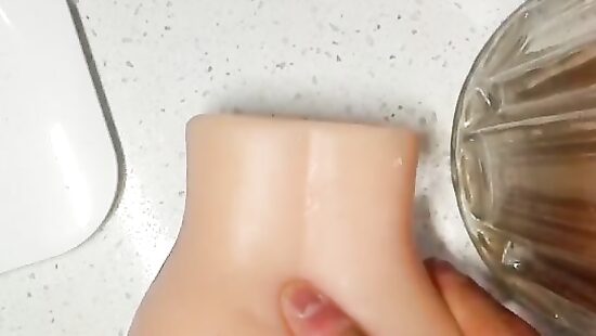 jerking off and cum